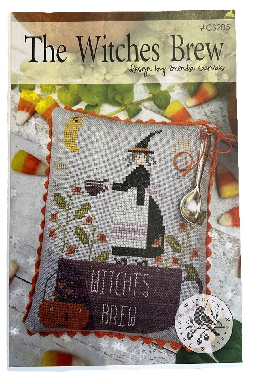 Brenda Gervais With Thy Needle & Thread "Witches Brew" Cross Stitch Pattern